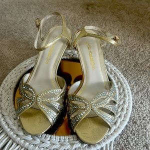 Vintage Caparros Gold Heels